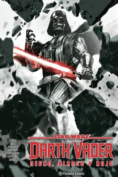 Star Wars: Darth Vader. Negro, blanco y rojo