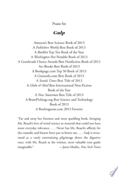 Gulp: Adventures on the Alimentary Canal